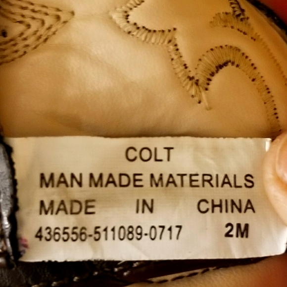 Colt Western boots youth size 2 - Picture 3 of 3